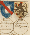 Wappen Pierre de Wingles & Adrienne de Namur