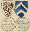 Wappen Floure de Bonvalet & Jean de Gaillard