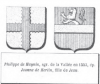 Wappen von Philippe de Haynin und Jeanne Herlin